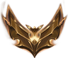 Gold insignia