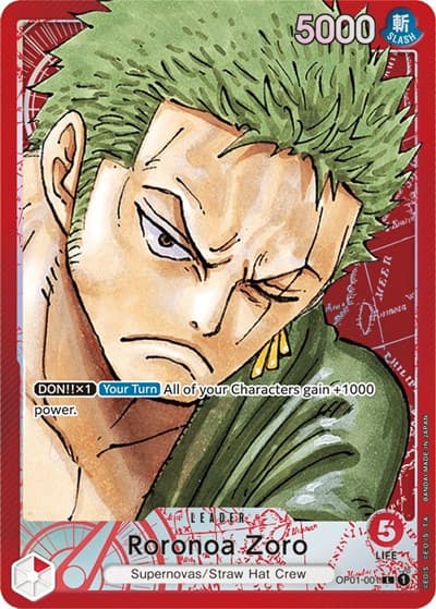Roronoa Zoro 001 Parallel — Romance Dawn